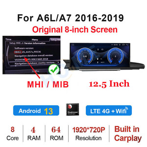 Android Auto Qualcomm 665 reproductor de vídeo Multimedia Blue-Tooth navegación GPS pantalla <span class=keywords><strong>Apple</strong></span> <span class=keywords><strong>Carplay</strong></span> para <span class=keywords><strong>Audi</strong></span> <span class=keywords><strong>A6</strong></span> A7 <span class=keywords><strong>C7</strong></span> 2012-2019 - Product Image 5