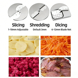 Máquina Cortadora de Verduras Multifuncional de Bajo <span class=keywords><strong>Precio</strong></span>, Máquina Cortadora de Pepinos en Rodajas para Zanahoria y Patata - Product Image 2