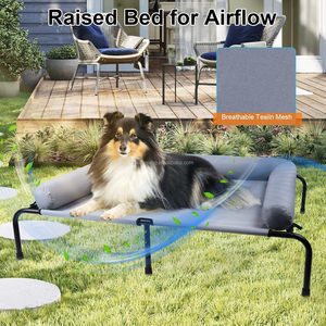SANQIANG XL Elevated Pet <strong>Bed</strong> Removable U-Shape Cooling Pillow Solid for Cats <strong>Dogs</strong> for Summer Winter Use Custom Manufacturer - Product Image 3