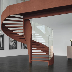 <span class=keywords><strong>Escaleras</strong></span> de jardín rústicas de estilo moderno de acero Corten de corte por láser para paisajismo - Product Image 4