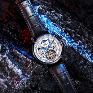 Reloj mecánico automático auténtico para hombre, tourbillon, resistente al agua, top diez, <span class=keywords><strong>2021</strong></span> - Product Image 3