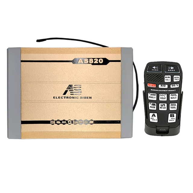 New Edition High-Power 200W Siren Vehicle Security System AS820 One Way Car Alarm System