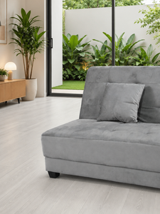 Adaptable Fold Out Sleeper <b>Sofa</b> with Solid <b>Wood</b> <b>Frame</b> and Premium Fabric for Living Room and Apartment - Product Image 4