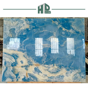 Precio del Mármol Ónix Azul, Losa Pulida de Ónix Azul para Pared de Fondo - Product Image 3