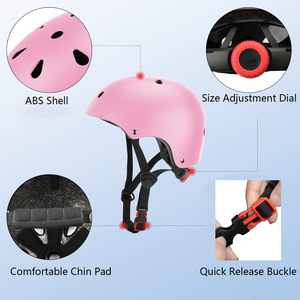 Kids Bike Scooter Rollschuh-Skateboard-Helmset mit Sports chutz ausrüstung Knie-Ellbogen-Handgelenks chutz polster - Product Image 2