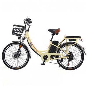 Bicicleta de 26 Pulgadas/Bicicleta Eléctrica Urbana de Diseño Clásico de 48 V y 350 W/Bicicleta Eléctrica/Bicicleta Eléctrica con Marco de Acero - Product Image 3