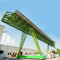 Grue portique mobile sur chenilles de style européen 20t, hauteur de levage 10m, à poutre simple