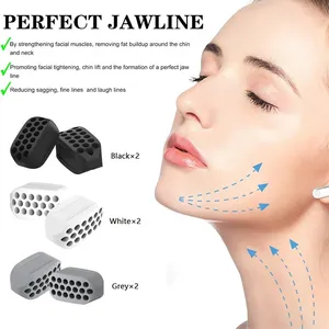 Ejercitador de mandíbula de silicona, tonificador Facial y línea de mandíbula, Bola de Fitness, equipo de tonificación del cuello, herramienta de belleza Facial, ejercitador de doble mentón - Product Image 3