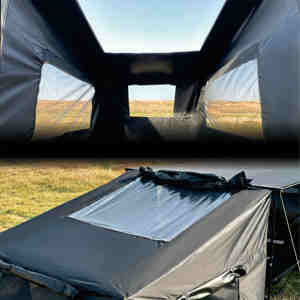 Jason Camping <span class=keywords><strong>Voiture</strong></span> Côté Tente Entièrement Noirci <span class=keywords><strong>Abri</strong></span> 2 Tente Ultra Côté Skyline Tissu Chambre Cheminée Bouche Skylight <span class=keywords><strong>Tunnel</strong></span> - Product Image 4