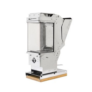 شواية حديثة من الفولاذ المقاوم للصدأ للتخييم في الهواء الطلق ، شواية كبيرة محمولة لمراقبة النار والتدفئة بدون دخان - Product Image 3