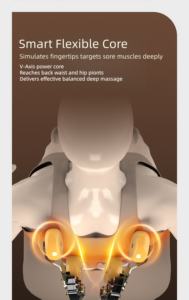 Dual 4D KI-gesteuerter Massagesessel Ganzkörper-Beinmassage mit Airbag Doppelte Wadenrollen Fuß-SPA Taillenheizung Bionische Hand Bluetooth - Product Image 2