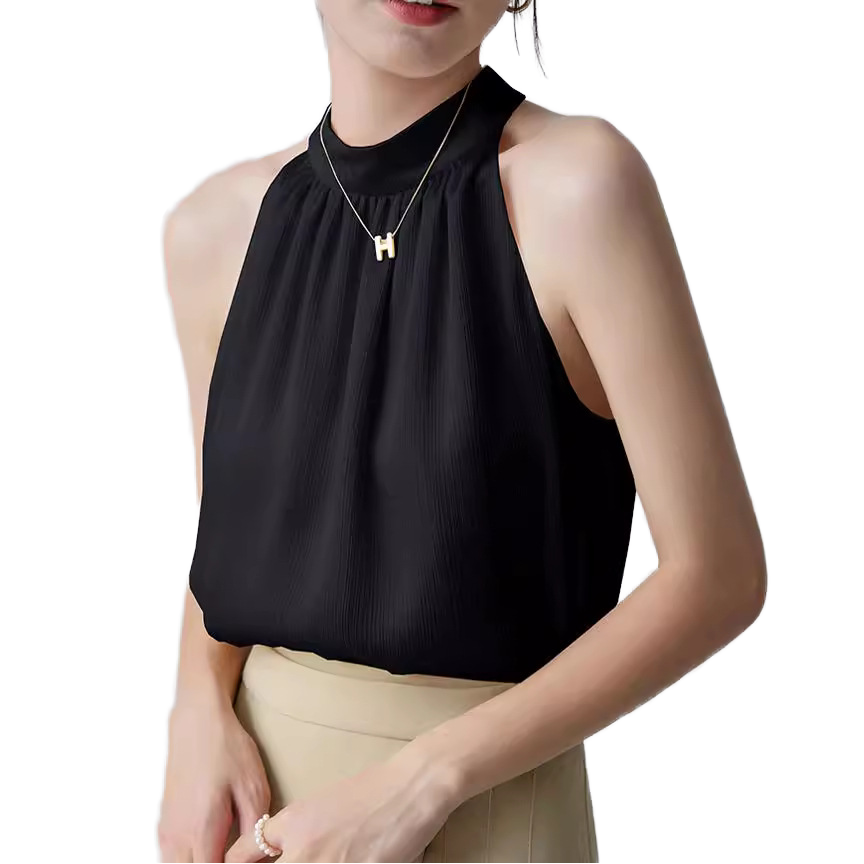 Women Fashion Tops Women Tank Tops Off the Shoulder Halter Crop