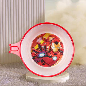 Cuenco con mango de dibujos animados antideslizante de Marvel, <span class=keywords><strong>vajilla</strong></span> de <span class=keywords><strong>melamina</strong></span> para niños para comida de bebé - Product Image 4