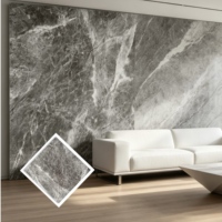 Panel de Pared de PVC Moldeado Compacto Moderno, Resistente al Agua y a la Presión, con Aspecto de Mármol, para Revestimiento de Mostradores de Recepción en Hoteles y Comercios