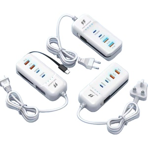 Nouvel adaptateur de charge PD multi-ports, câble d'extension USB universel double PD5.1A pour ordinateur <span class=keywords><strong>portable</strong></span>, montre avec <span class=keywords><strong>chargeur</strong></span> de prise de type C - Product Image 1