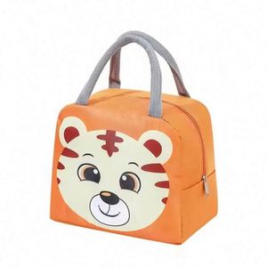 Sac à déjeuner isotherme portable pour enfants, motif animaux mignons, pas cher, pour collations et boissons - Product Image 1