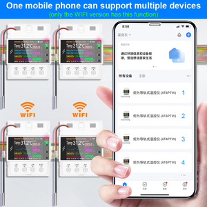 Термостат AT4PTW ATORCH <span class=keywords><strong>WiFi</strong></span> Tuya на DIN-рейку, контроллер температуры для инкубатора, таймер, выключатель AC220V 100A для обогрева и охлаждения - Product Image 3