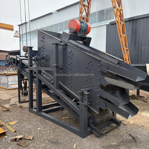 Meerlaags Zandgaas Zeef Scherm Zand En Grind Vibrerende Scherm Machine Met Transportband - Product Image 4