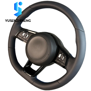 พวงมาลัยหนังสำหรับรถยนต์ Volkswagen MK7 R Golf <span class=keywords><strong>7</strong></span> Gti GTD Golf7.5 <span class=keywords><strong>Mk</strong></span> <span class=keywords><strong>7</strong></span>.5 <span class=keywords><strong>Jetta</strong></span> Tiguan Passat VW CC Bora ปี 2016 2013 2015 2019 - Product Image 6