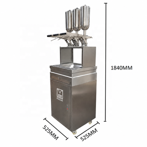 Máquina Comercial Multifuncional para Churros, Freidora de 3x5L <span class=keywords><strong>con</strong></span> Relleno de Crema, 6 Moldes Estrella, Acero Inoxidable, Fabricante Español para Cafeterías - Product Image 4