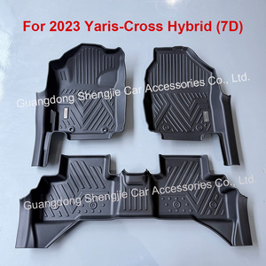 Tapis de protection de voiture sur mesure antidérapant en TPE toutes saisons 7D pour <span class=keywords><strong>Toyota</strong></span> <span class=keywords><strong>Yaris</strong></span> <span class=keywords><strong>Cross</strong></span> Hybrid 2023-2025 - Product Image 3
