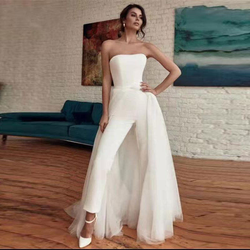 abito da sposa con pantaloni all'ingrosso-Acquista online i migliori lotti  di abito da sposa con pantaloni dai grossisti cinesi di abito da sposa con  pantaloni | Alibaba.com