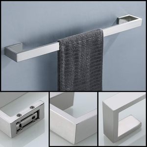 Toallero negro Gancho para bata Soporte de papel higiénico Acero inoxidable 4 piezas Juego de accesorios de baño - Product Image 4