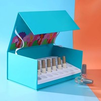 Boîte d'emballage pour soins des ongles à prix compétitif, boîte en papier pour vernis à ongles, emballage en carton ondulé pliable pour produits de manucure