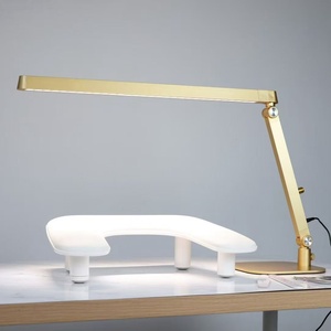Lámpara LED regulable Diamond Model 48W con luz UV de <span class=keywords><strong>media</strong></span> <span class=keywords><strong>luna</strong></span> giratoria 360 grados, lámpara de pie para salón, equipo de belleza para <span class=keywords><strong>uñas</strong></span> y tatuajes - Product Image 1