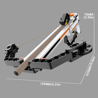 Juguete de bloques de construcción DIY, 126 Uds., pistola W62, pistola de balas de plástico, modelo de simulación, montaje, pistola, juguetes educativos para niños, regalo
