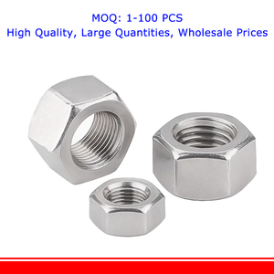 Tốt chủ đề Hex Hexagon <span class=keywords><strong>Nut</strong></span> 304 A2 thép không gỉ M4 M5 M6 M8 M10 M12 M14 <span class=keywords><strong>M16</strong></span> M18 M20 M22 M24 Pitch 0.5/0.75/1/1.25/1.5/2mm - Product Image 3
