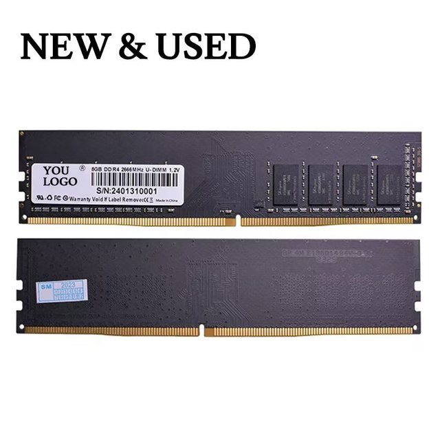 Memoria RAM DDR4 4GB 8GB 16GB Desktop New and Used PC Memory PC4-25600 1.2V Support Custom Label Logo, Computer Parts DDR4 RAM