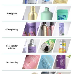 ขวดอลูมิเนียมสีด้านแบบพกพาสำหรับแชมพู ครีมอาบน้ำ สบู่ล้างมือ และผลิตภัณฑ์เหลว - Product Image 6