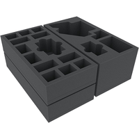 Mousse coupée sur mesure avec trou découpé Mousse d'emballage en polyéthylène haute densité antichoc pour l'emballage de produits électroniques avec insert en mousse
