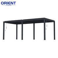 Pergolas de jardin au design personnalisé Pergolas bioclimatiques en aluminium antirouille 6x4 Pergola motorisée rétractable 6x3.6 en vente
