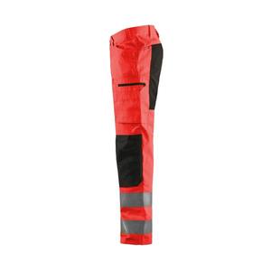 BLAKLADER - 158518115599D112 Pantalon haute visibilité avec stretch Rouge/Noir-EAN 7330509703632 HI-VIS WORKWEAR - Product Image 5