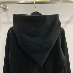 Felpa con Cappuccio Stile RO con Zip Obliqua, Cardigan Spesso, Felpa con Cappuccio <span class=keywords><strong>Dark</strong></span> High Street, Mantella per Coppie, Zip Completa, Felpe da Uomo - Product Image 4