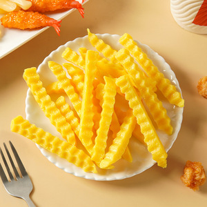 Simulated snack platter, squid <b>rings</b>, fries, chicken nuggets, tempura, fried food, food toys, model photos. - Product Image 4