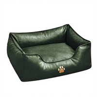Lit surélevé pour chiens et chats en tissu Oxford, type niche, imperméable, résistant aux morsures, avec cadre renforcé, non amovible, lavable et respirant