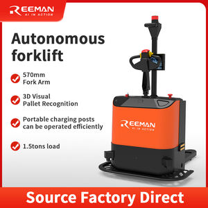 Carretilla elevadora de camión de alcance de alta calidad de navegación autónoma totalmente automática de Reeman para fábrica de manipulación de materiales de almacén al por mayor - Product Image 2