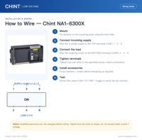 Disjoncteur automatique Chint NA1-6300X ACB 3P 4P 5000A 6300A intelligent universel fixe ou extractible pour la distribution électrique
