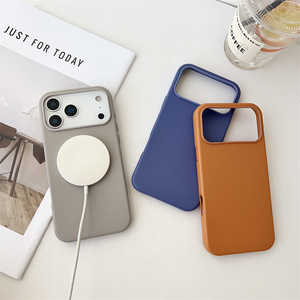 Per <span class=keywords><strong>iPhone</strong></span> 17 Pro Max custodia per telefono magnetico in pelle per <span class=keywords><strong>iPhone</strong></span> 17 Air 16 15 14 13 <span class=keywords><strong>12</strong></span> <span class=keywords><strong>Cover</strong></span> <span class=keywords><strong>protettiva</strong></span> antiurto per cellulare - Product Image 1