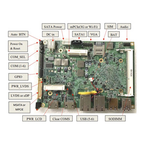 Горячая распродажа J1900 четырехъядерный процессор 2,0 Гц 10 Вт SBC-ITX материнская плата ddr3l max 8g 2 Lan встраиваемый промышленный borad - Product Image 6