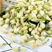 Fleurs de jasmin séchées non soufrées en vrac, fleurs de jasmin comestibles de qualité supérieure pour tisanes mélangées, vente en gros, OEM, marque privée