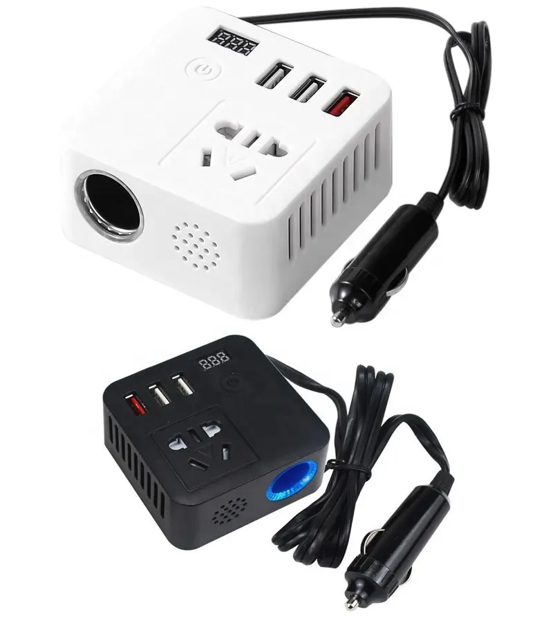 150W Car Power Inverter 12V to 220V Digital Converter Auto Charger Converter Adapter Modified Sine Wave Inverter Universal