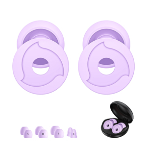 Tapones para los Oídos de Espuma Viscoelástica con Aislamiento de Ruido en 4 Tamaños, Forma de Bala, Insonorizantes para Dormir - Product Image 2