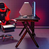 Vente en gros PC de jeu Ordinateur de bureau Table de course avec lumières LED RVB Table de jeu pour joueur