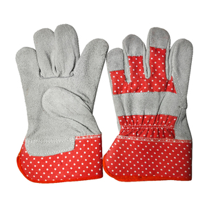 جودة عالية بيع بالجملة مخصص مصنع العرض مزدوج النخيل قفازات السلامة جلد البقر الصف أ/أب/بي سي قفازات العمل - Product Image 5