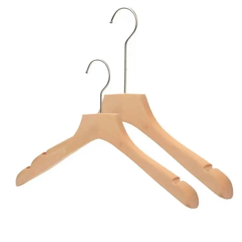 Оптовая продажа, деревянные вешалки для одежды, с логотипом, 40 г 205