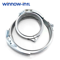 Collier de serrage rapide pour conduit avec joint d'étanchéité pour la ventilation CVC